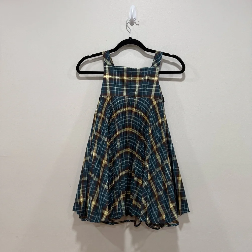 Bonnie Jean Girls Plaid Holiday Dress – Size 6